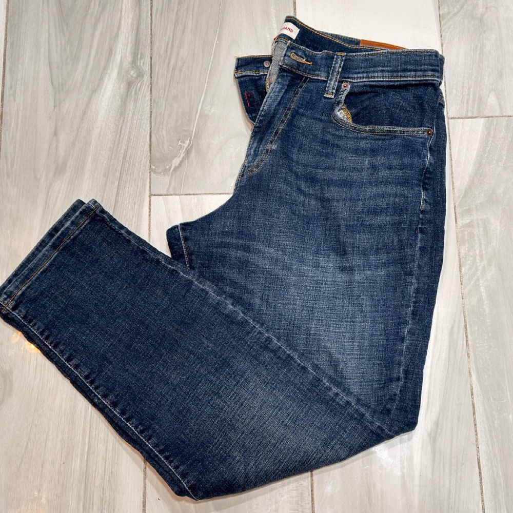 Lucky Brand Men's Dark Blue Straight Jeans